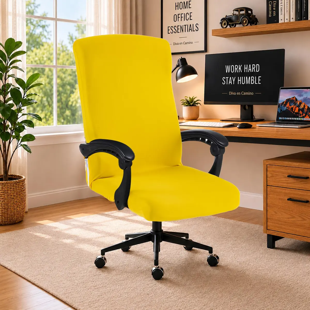 DIVA EN CAMINO DEC Office Chair Cover Large Stretchable Zipper | Protect & Renew Your Office Chair - main product image