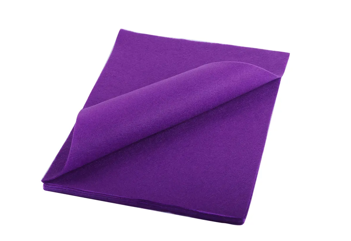 YYCRAFT Craft Soft Felt Sheets 9 Inch x 12 Inch | Purple 24 Pcs Pack for DIY Crafts - main product image