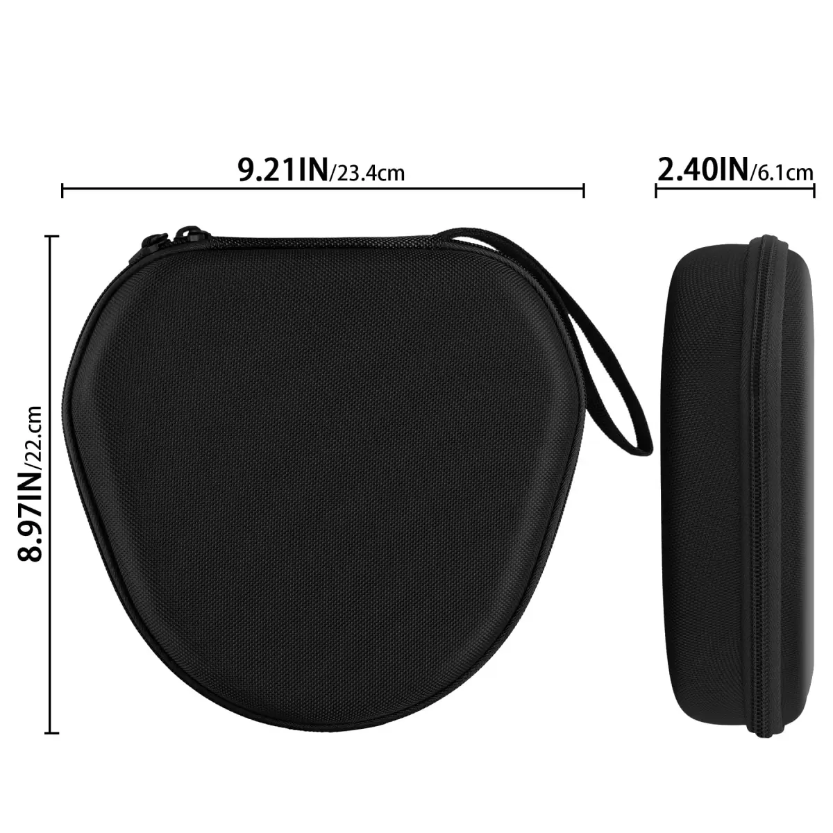 co2CREA Hard Case with Sleep Mode for Apple AirPods Max | 22.8cm (8.98in) Black - view 7