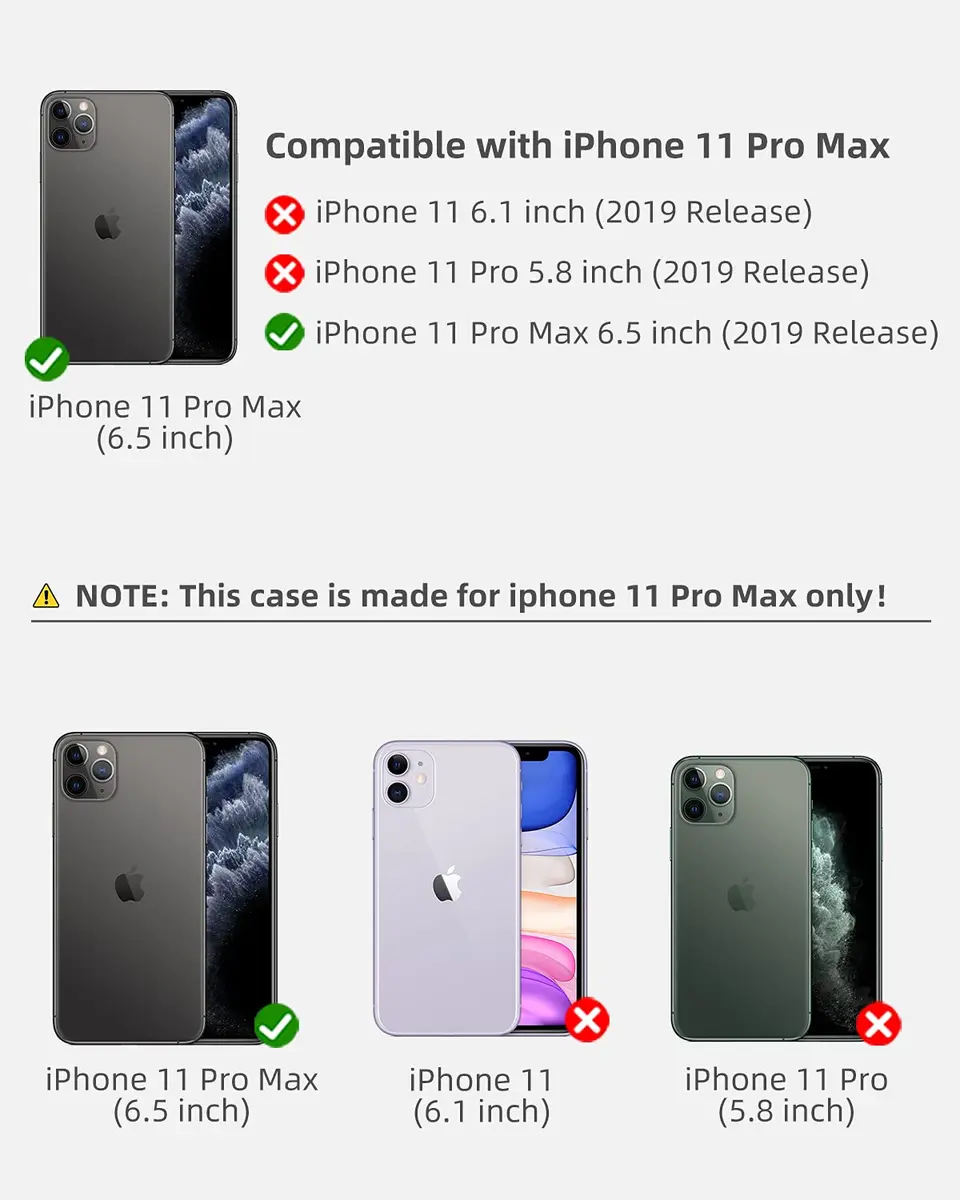 K TOMOTO Liquid Silicone Case for iPhone 11 Pro Max 6.5 Inch | Hot Pink, Slim Fit, MagSafe Compatible - view 9