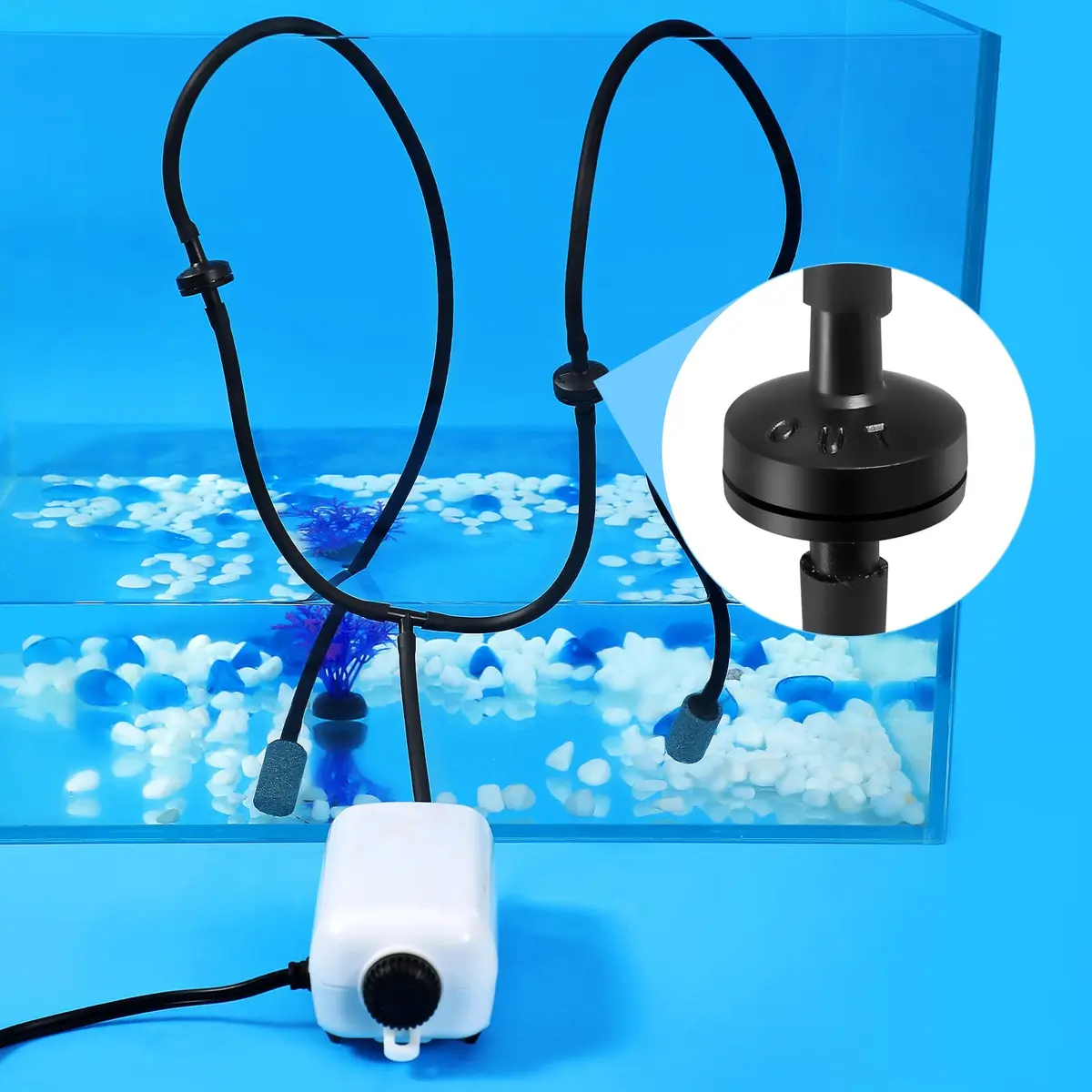 AQUANEAT Aquarium Suction Cups 24pcs | High-Quality Soft Plastic for Fish Tank Airline Tubing - view 4