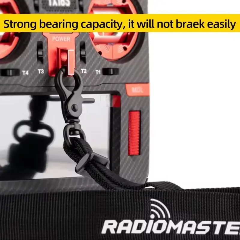 SoloGood Radiomaster RC Transmitter Lanyard Neck Strap Black | Adjustable, Detachable, Comfortable (70-80 chars) - view 6