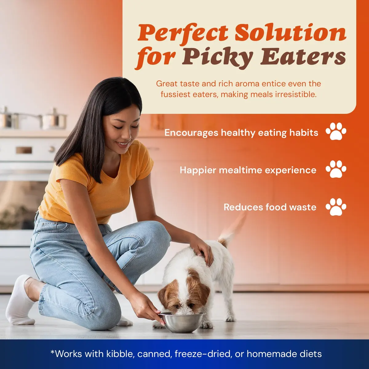 CLEAR CONSCIENCE PET® Arfredo SuperGravy Dog Food Topper Hydration Broth Mix 14 Scoops | Greek Yogurt & Cheese Blend - view 5