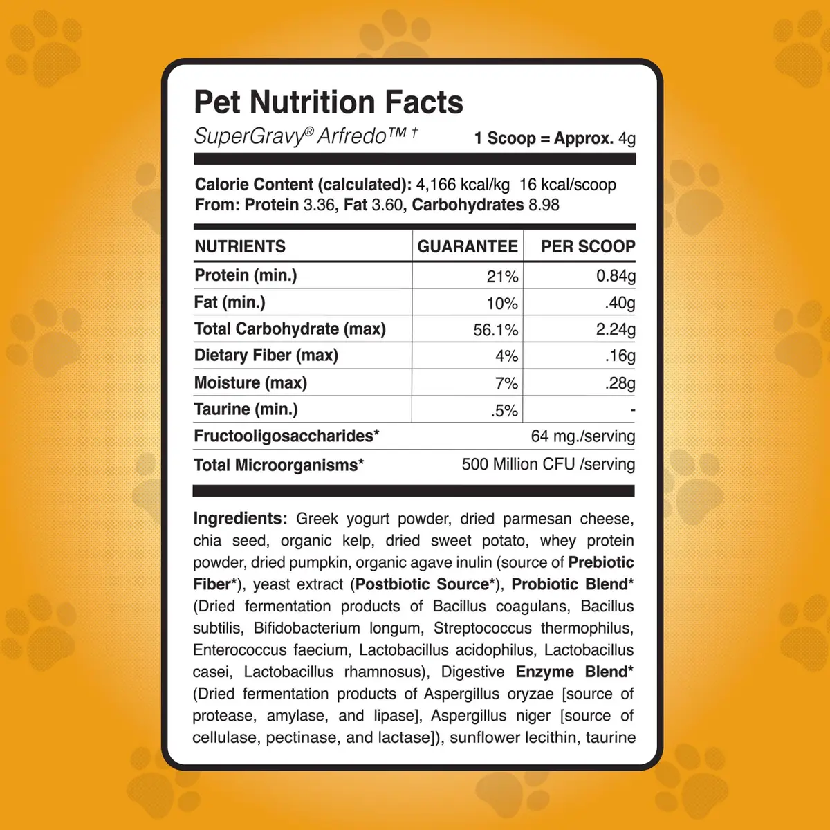 CLEAR CONSCIENCE PET® Arfredo SuperGravy Dog Food Topper Hydration Broth Mix 13.5 oz | Greek Yogurt & Cheese Blend for All Life Stages - view 2