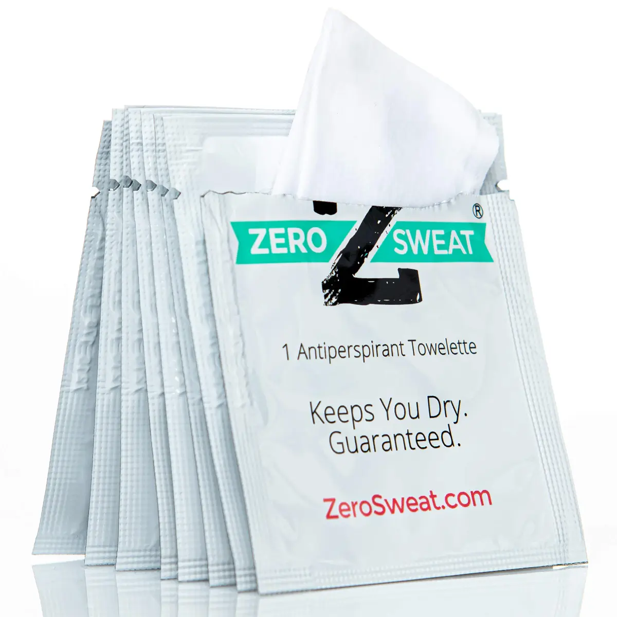 ZeroSweat Clinical Strength Antiperspirant Wipes | 10 Count (100ml Total) | Reduces Armpit Sweat - view 7