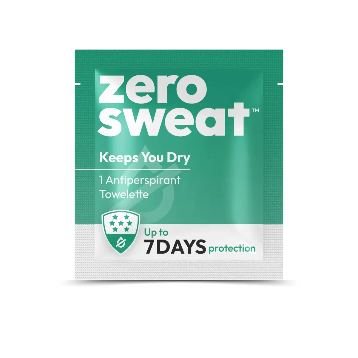 ZeroSweat Clinical Strength Antiperspirant Wipes | 10 Count (100ml Total) | Reduces Armpit Sweat - view 3