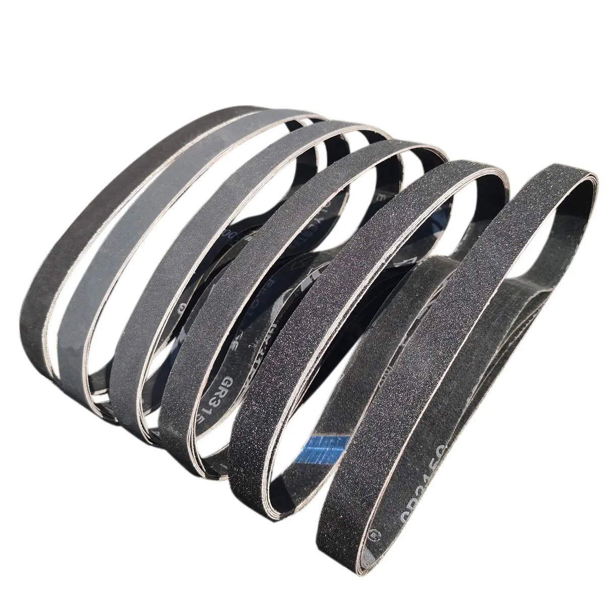 Tonmp Silicon Carbide Sanding Belts 1 x 30 Inch | Assorted Grits for Metal & Glass Work - main product image