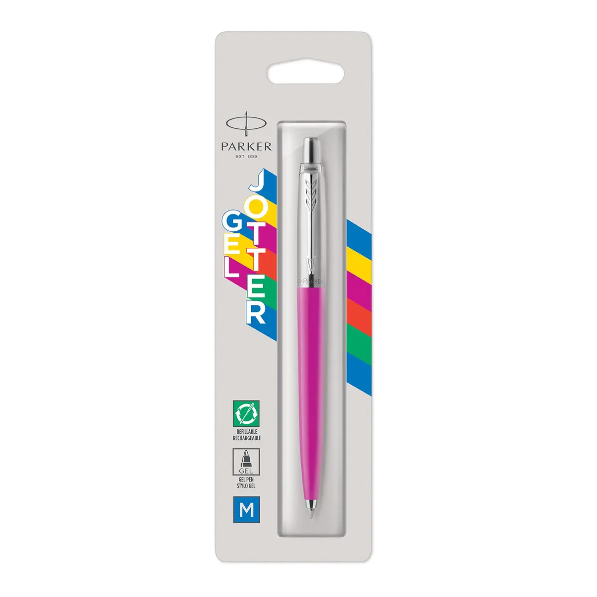 Parker Jotter Originals Gel Pen Magenta 0.7mm Blue Ink | Smooth Ink Flow Writing Instrument - view 8