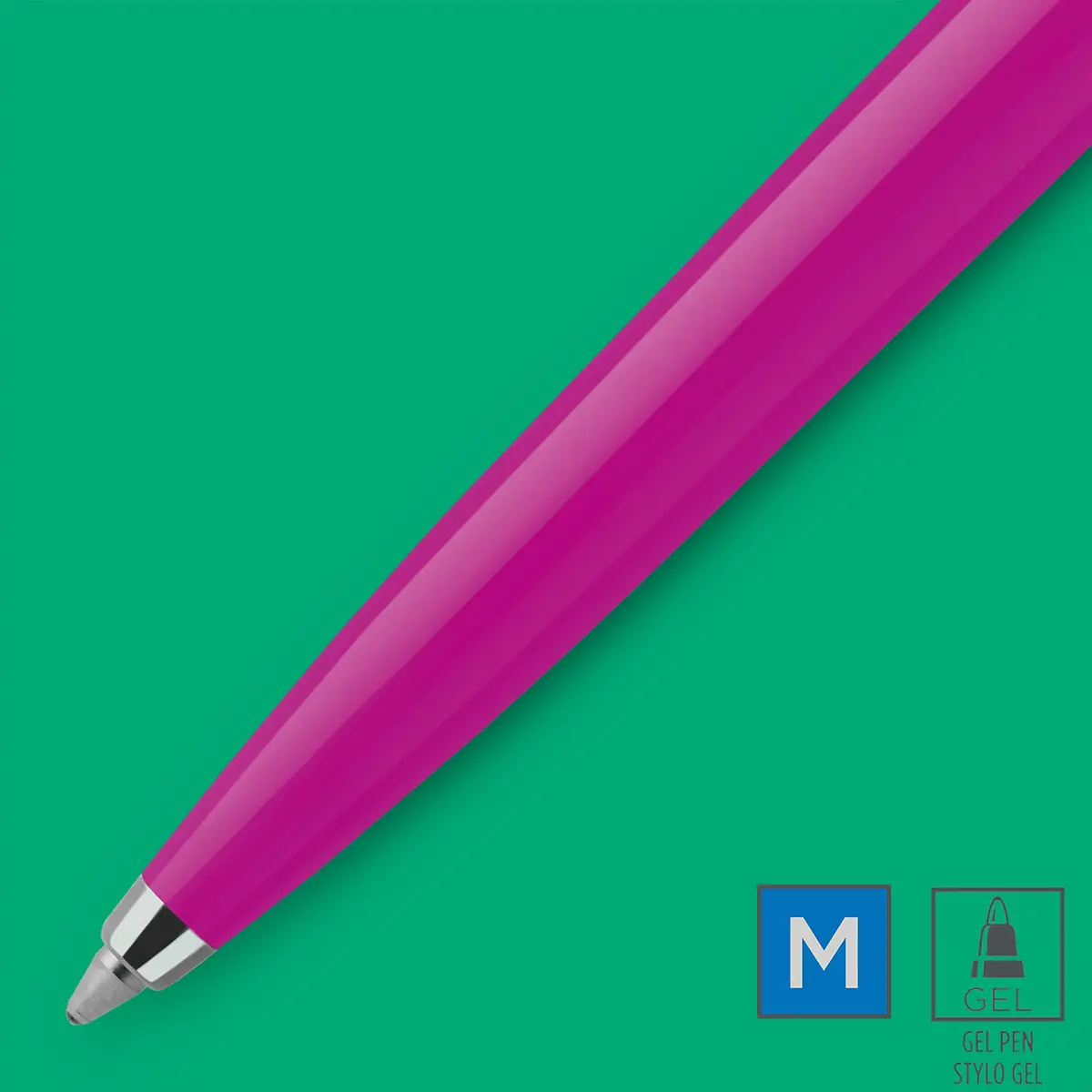 Parker Jotter Originals Gel Pen Magenta 0.7mm Blue Ink | Smooth Ink Flow Writing Instrument - view 3