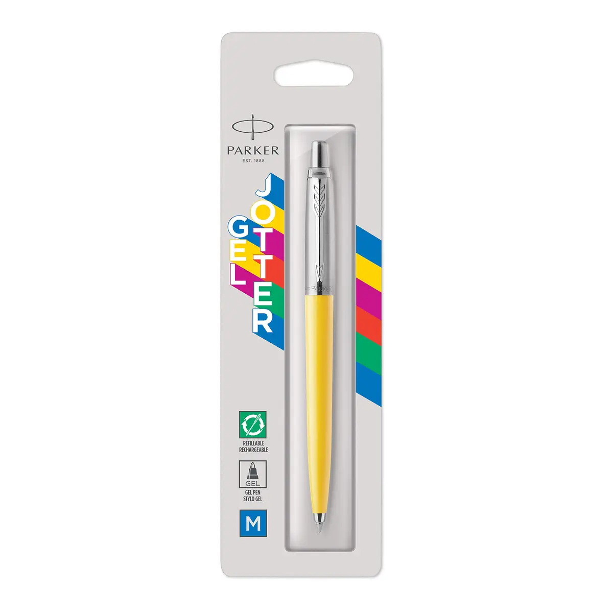 Parker Jotter Originals Gel Pen Yellow 0.7mm (1 Count) | Smooth Ink Flow for Daily Writing - view 8
