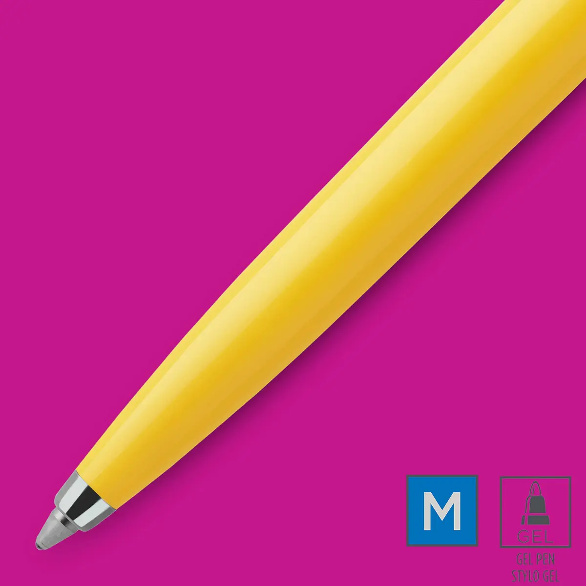 Parker Jotter Originals Gel Pen Yellow 0.7mm (1 Count) | Smooth Ink Flow for Daily Writing - view 3