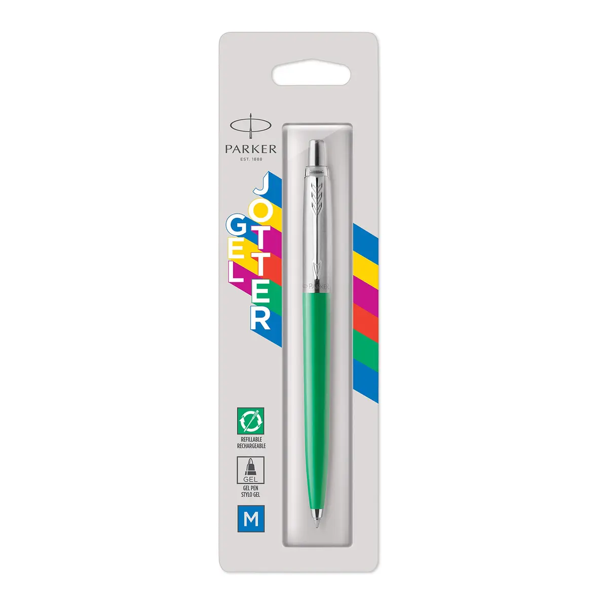 Parker Jotter Originals Gel Pen | Retro Green 1 Count | Medium Point 0.7mm Blue Ink - view 8