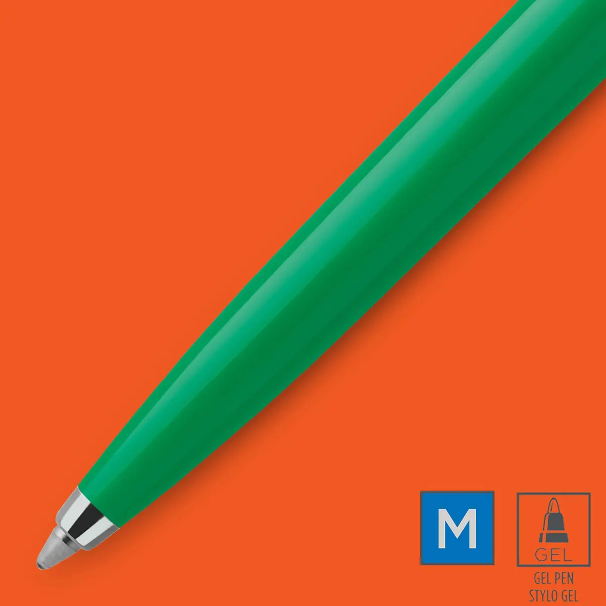 Parker Jotter Originals Gel Pen | Retro Green 1 Count | Medium Point 0.7mm Blue Ink - view 3