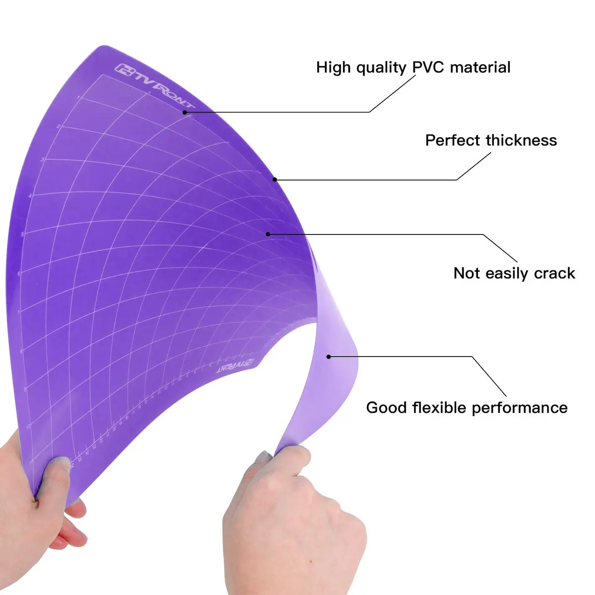 HTVRONT Strong Grip Cutting Mat 12x12 Inch (3 Pack) | Self-Healing PVC for Quilting & Crafts - view 4