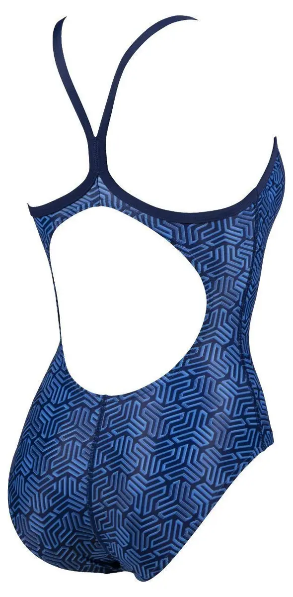 ARENA Women's Kikko Light Drop Back One Piece | Chlorine-Resistant UV Swimwear (30) - view 2