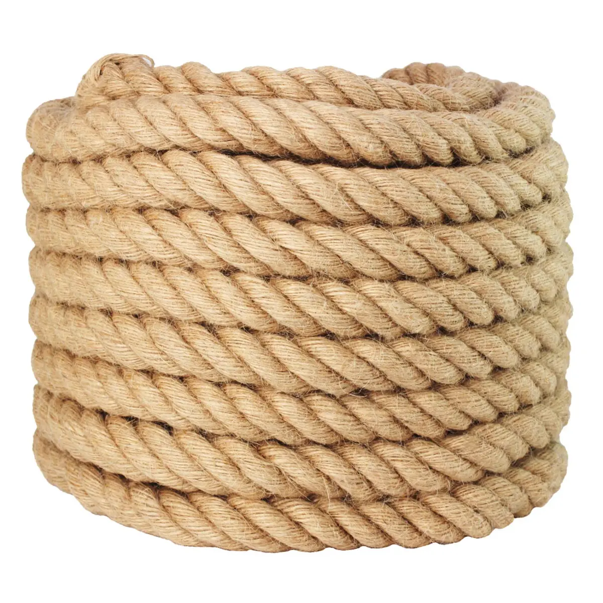 VEITHI Manila Rope 1 Inch x 50 Feet | Natural Twisted Fiber for Landscaping, Crafts, Marine Use - view 2