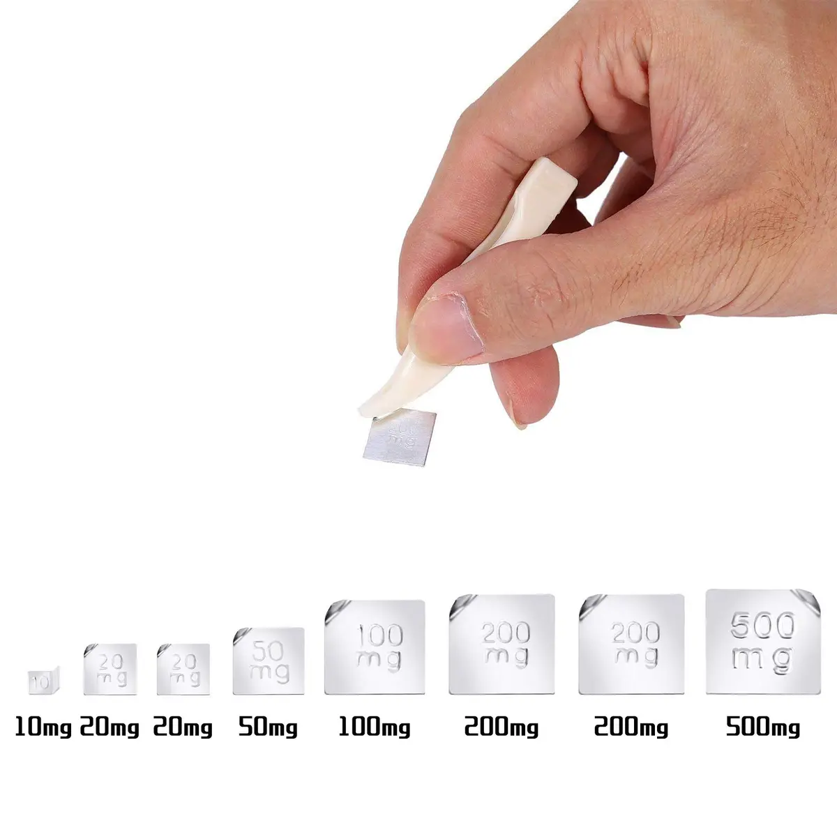 UCEC Calibration Weights for Digital Scale 10mg-100g | Precision Stainless Steel Kit with Tweezers - view 9