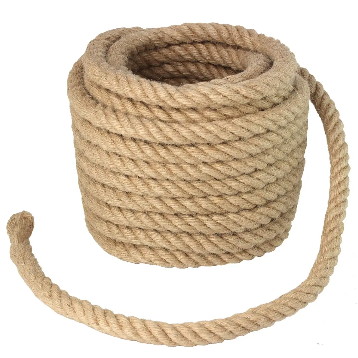 VEITHI Manila Rope 3/4 Inch x 50 Feet | Natural Twisted Rope for Landscaping, Crafts, Marine, Tie-Downs - view 7
