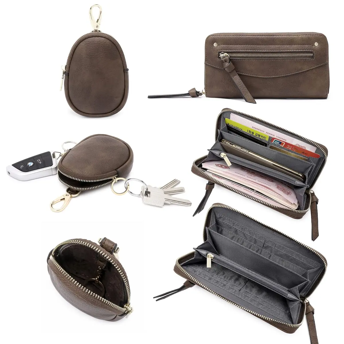 lapsting Vegan 3pcs Hobo Handbags for Women 14inch-18inch | Versatile Boho Shoulder Bag Set - view 6