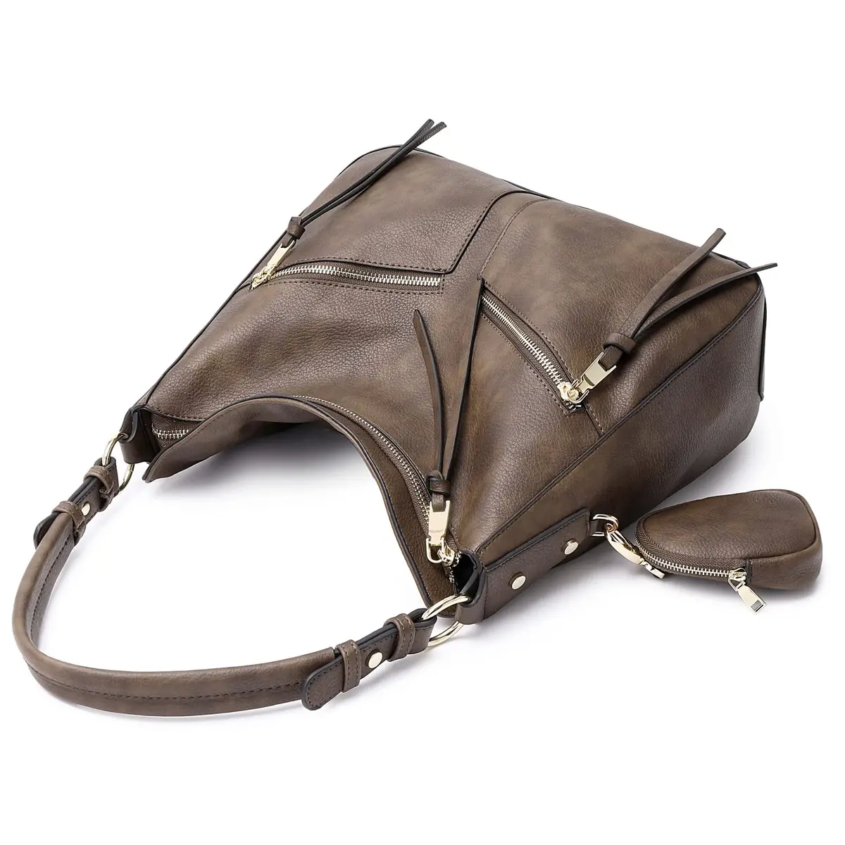 lapsting Vegan 3pcs Hobo Handbags for Women 14inch-18inch | Versatile Boho Shoulder Bag Set - view 7
