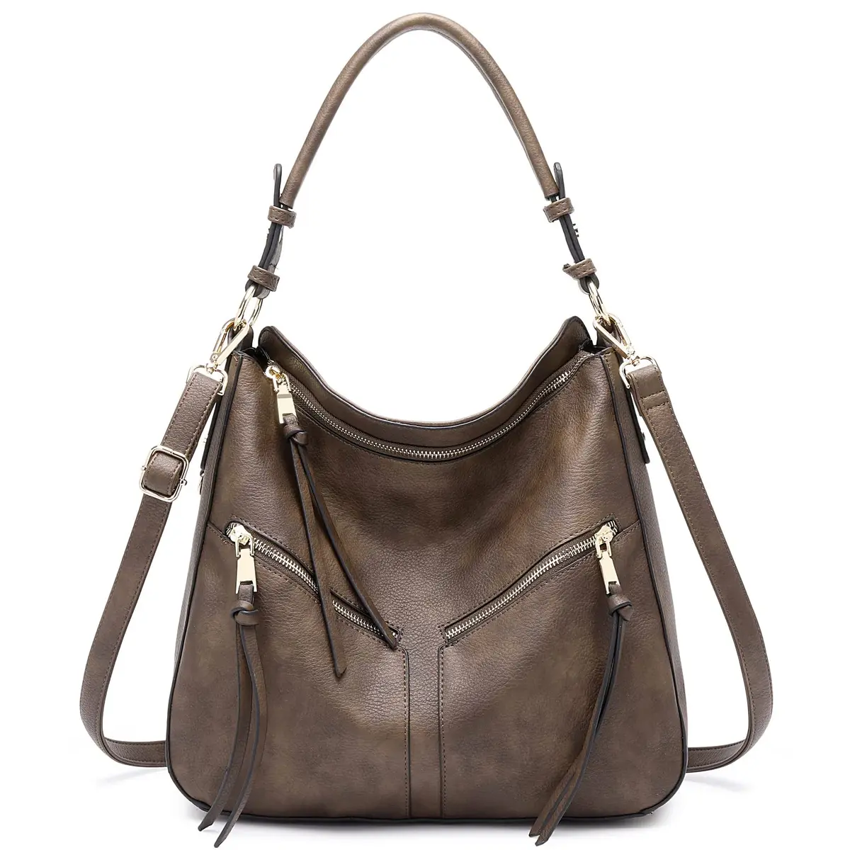 lapsting Vegan 3pcs Hobo Handbags for Women 14inch-18inch | Versatile Boho Shoulder Bag Set - view 9