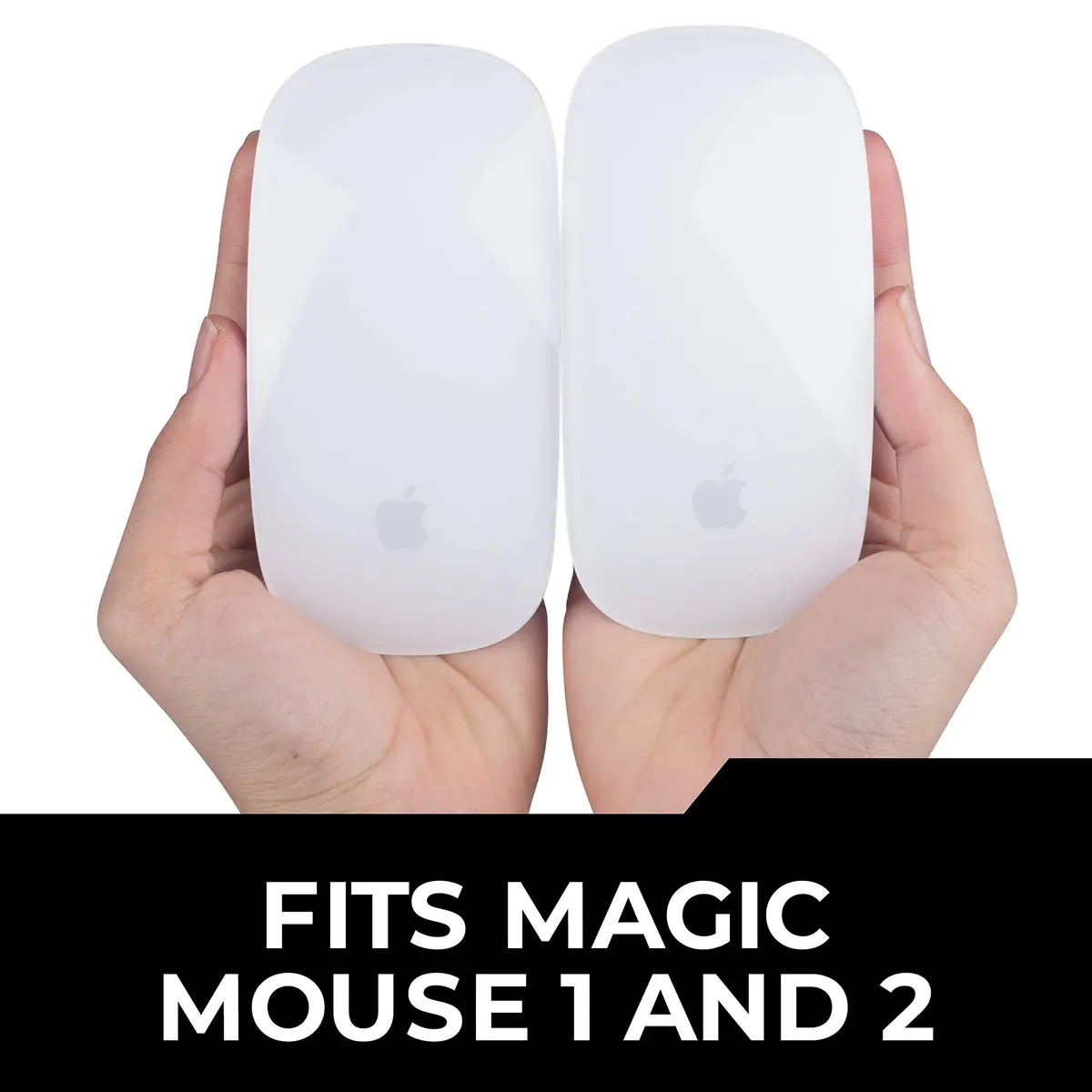 ELEMENTING Mello Silicone Cushion for Apple Magic Mouse 1 & 2 | Comfortable, Durable & Stylish (One Size, Tuxedo Black) - view 7