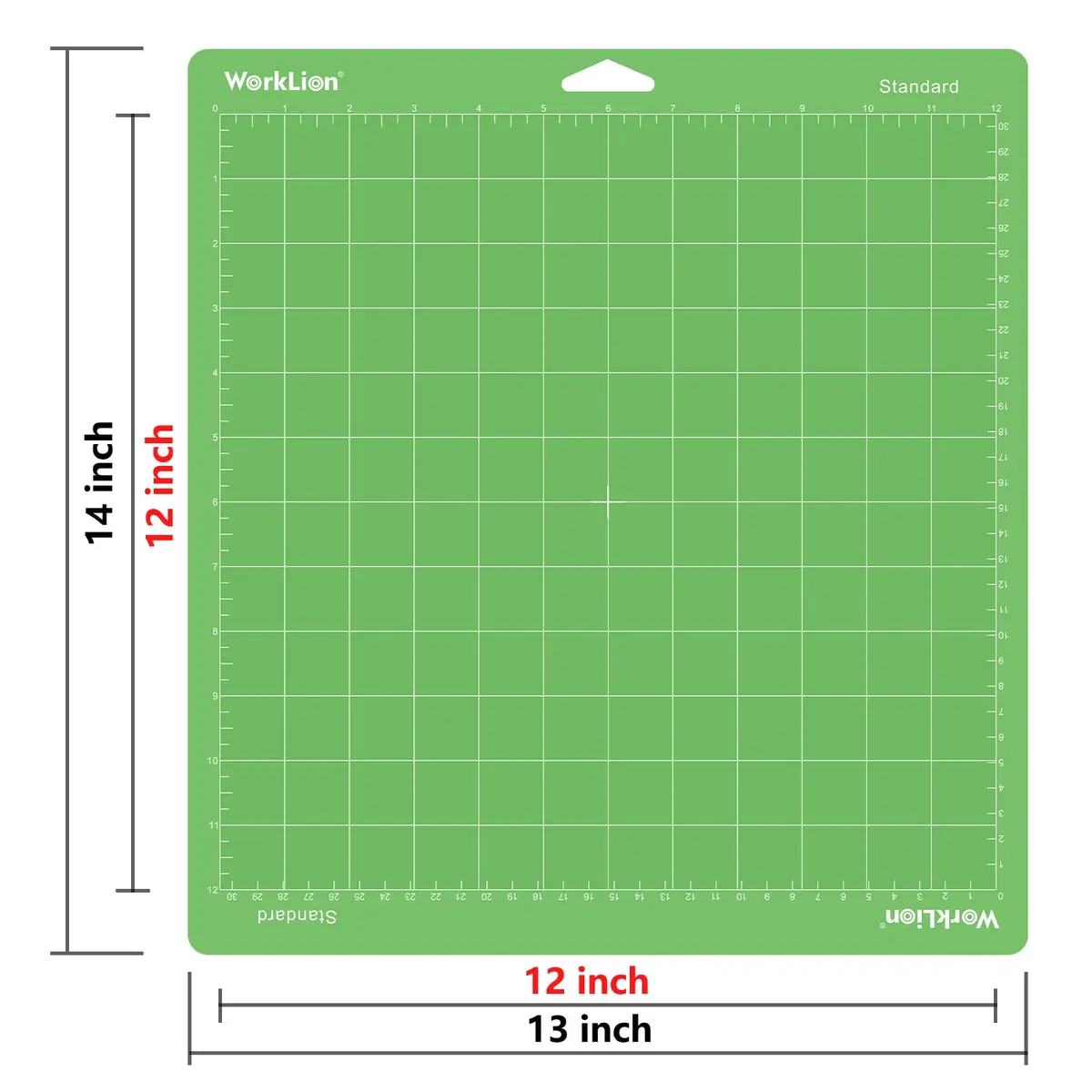 WORKLION 12x12 Standard Cutting Mat (3 Pack) Compatible with Explore, Air, Maker | Green PVC - view 4