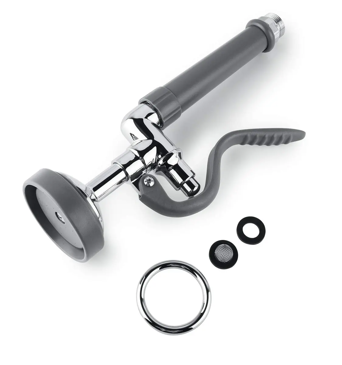 BESTJEEF Commercial Sink Sprayer Head 1.42 GPM Chrome Finish | Restaurant Kitchen Faucet Part - main product image