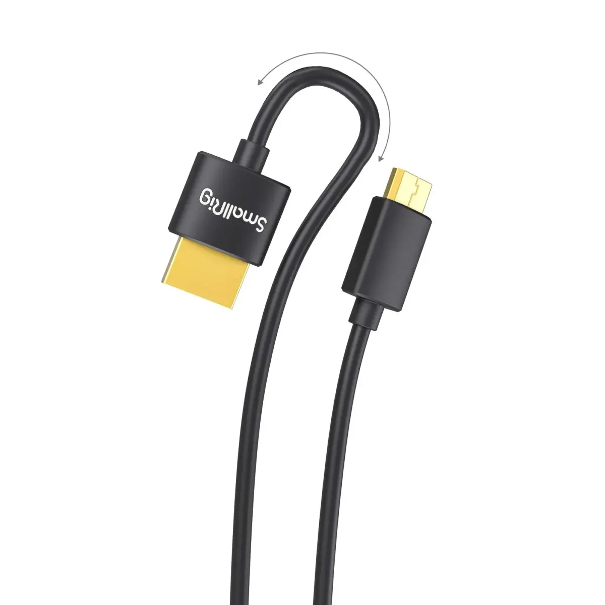 SMALLRIG Ultra Slim Mini to HDMI Cable 55cm (1.8ft) | 4K@60Hz HDR 2.0 for Camera Rigs - view 6