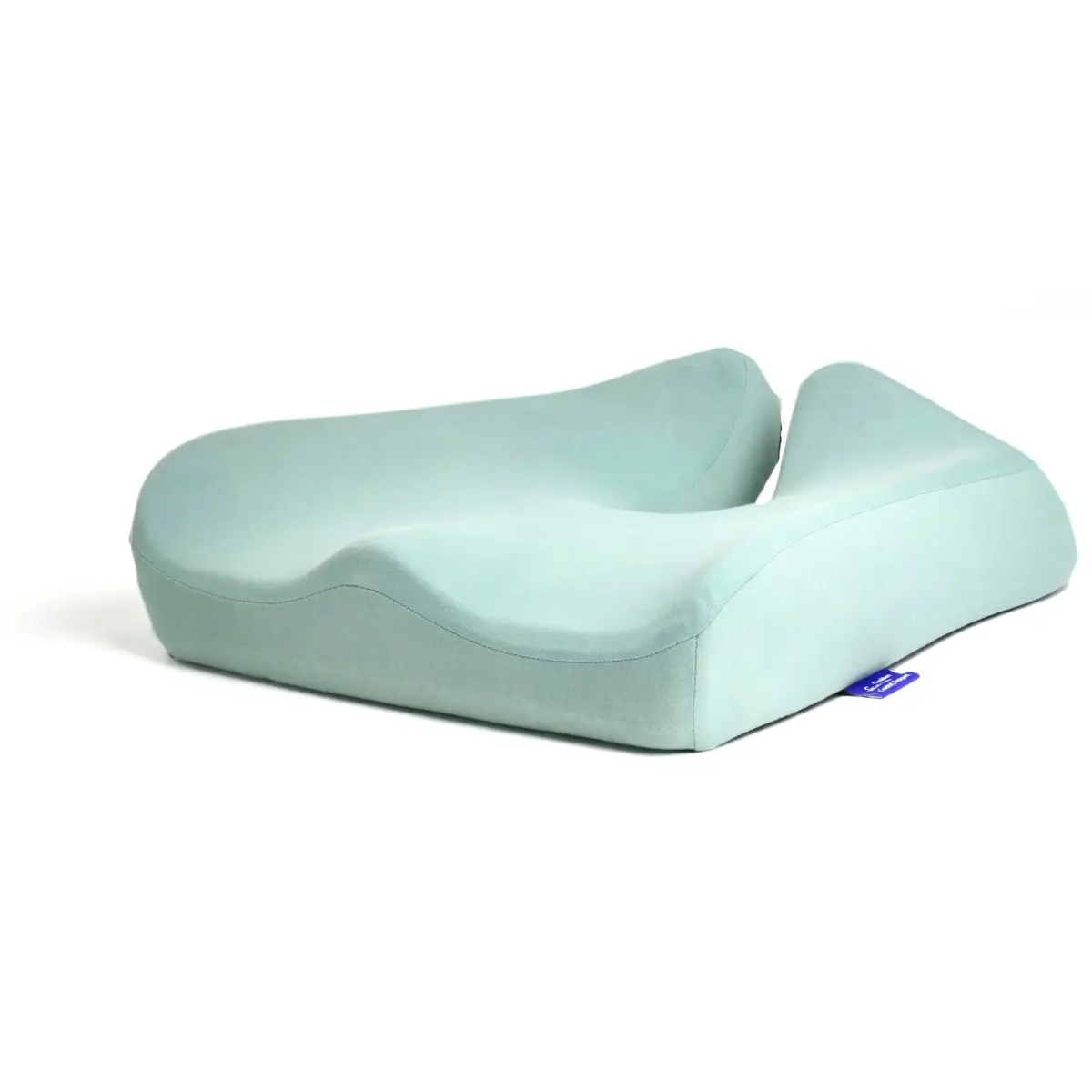 C CUSHION LAB Patented Pressure Relief Seat Cushion for Long Sitting Hours | Ergonomic Memory Foam for Hip, Tailbone, Coccyx, Sciatica - Wellness Green - main product image