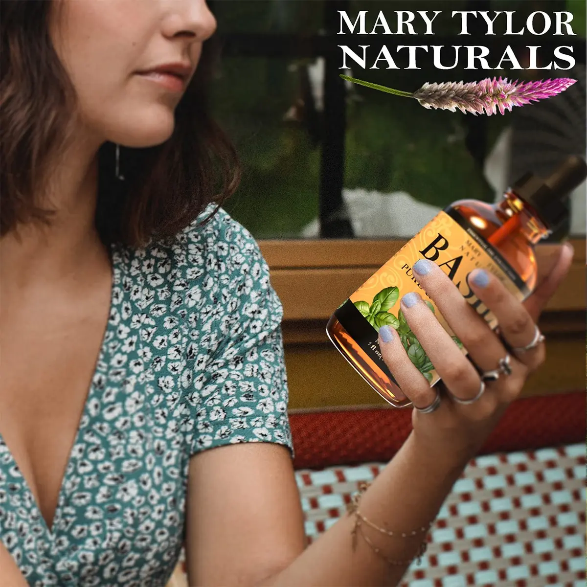 Mary Tylor Naturals Basil Essential Oil 1 oz | Pure Therapeutic Grade Aromatherapy - view 5