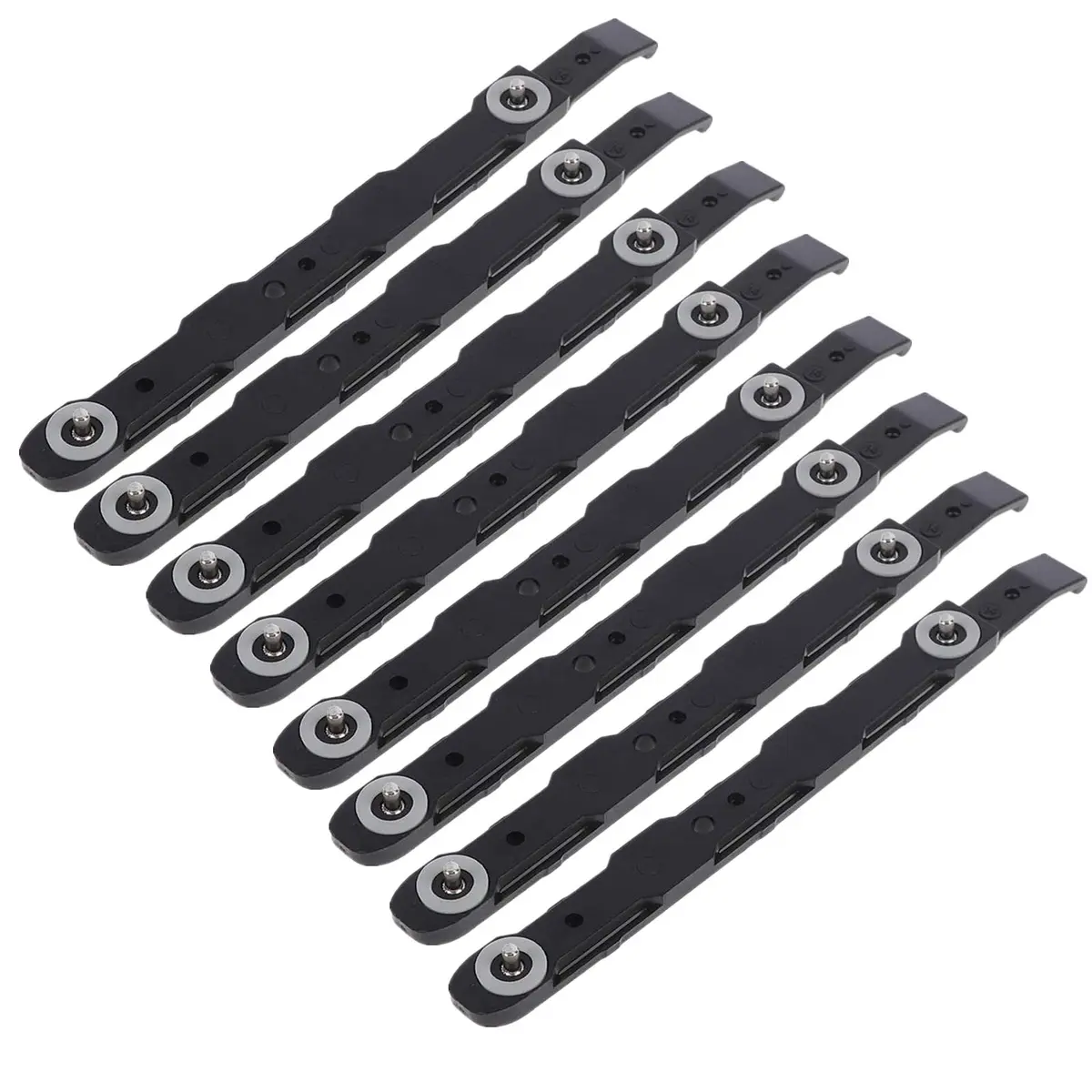 Uoeo 8 Pack HOME Hard Drive Mounting Rails 14.5*1.2cm | Durable Plastic Anti-Scratch Rails - main product image