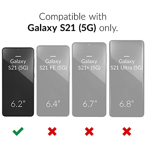 Crave Dual Guard for Samsung Galaxy S21 Case - Black | Dual Layer TPU/PC Protection (6.2") - view 4