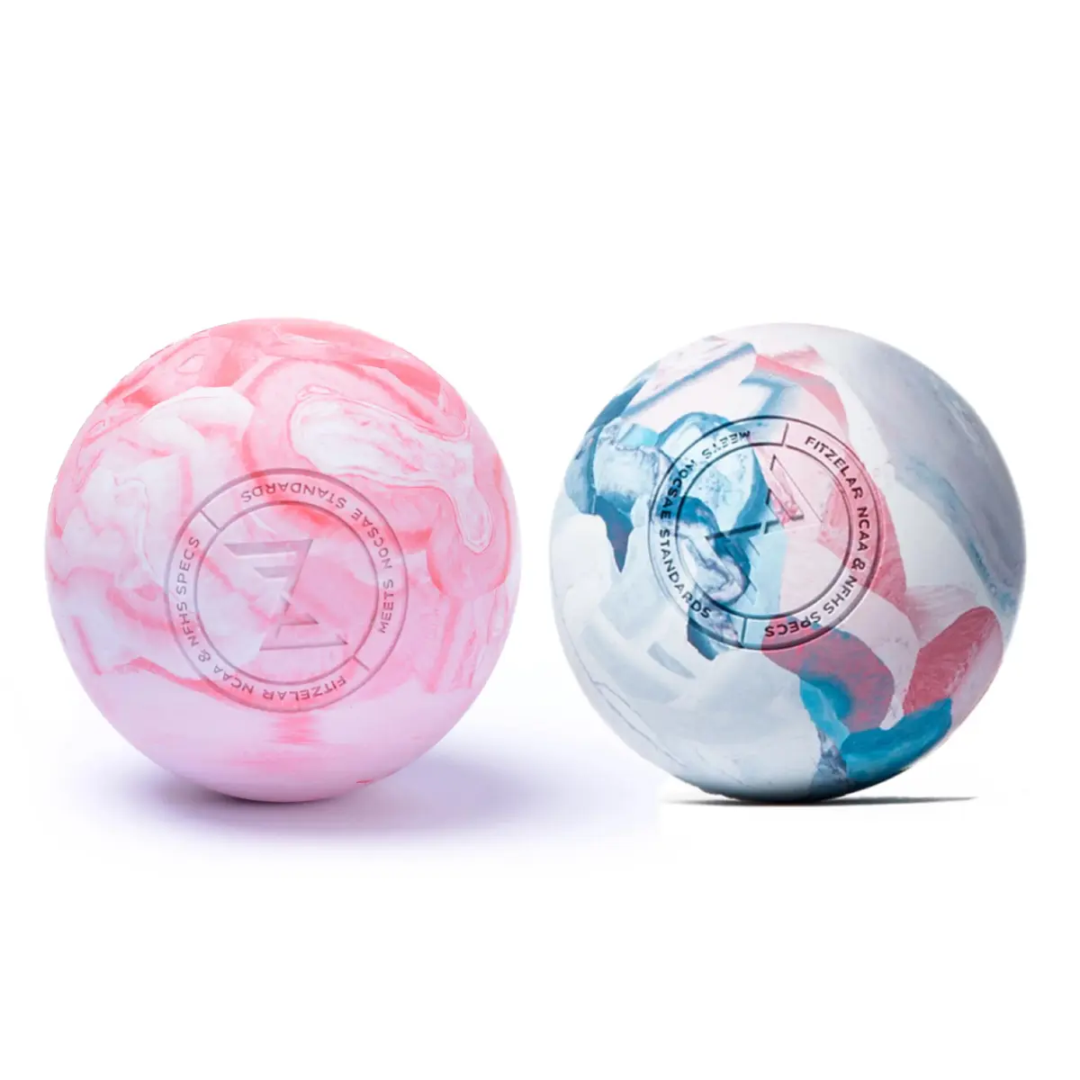FITZELAR 2-Pack Massage Lacrosse Balls 6.3 cm (2.5 inch) | Myofascial Release & Deep Tissue - main product image