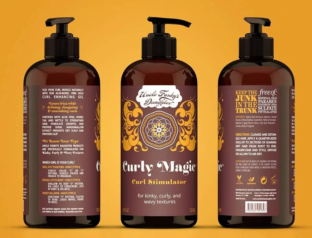 Uncle Funky's Daughter Curly Magic Stimulator 18 oz | Defines & Moisturizes Curly Hair - view 2