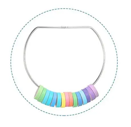 LAPXSNZD Tape Storage Ring,3 Heavy Duty 8.2 Inch Rings | Rust-Resistant, Large Capacity for Office & DIY Use - view 3