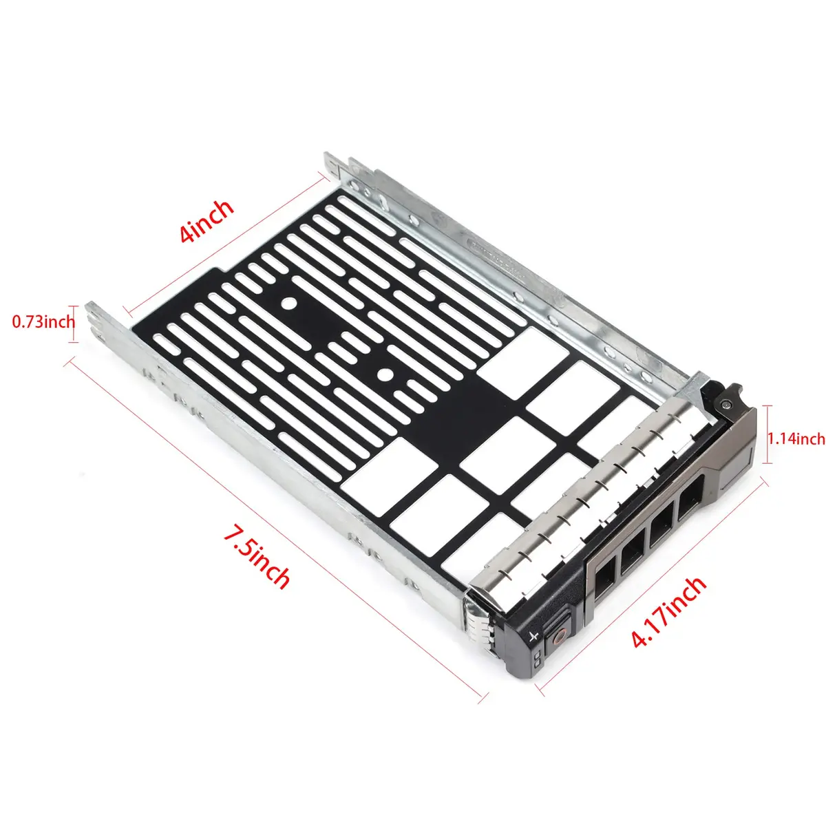 Heretom 3.5" F238F SAS SATA Hard Drive Caddy Tray | Compatible with Dell PowerEdge R710 R610 R515 R510 R415 R410 R320 R310 T710 T610 - view 3