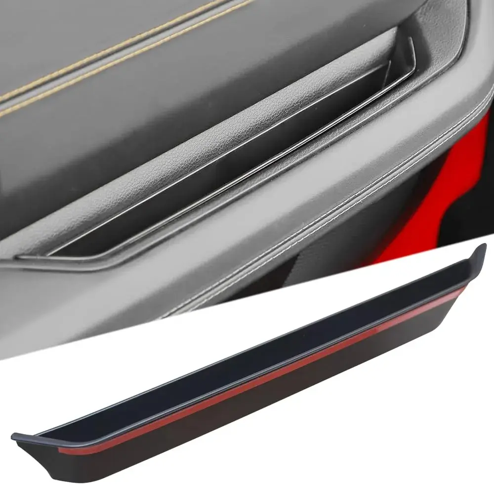 YOCTM Interior Organizer 3-Pack for Jeep Wrangler JL JT Gladiator 2024-2026 | Passenger Grab Tray, Shifter Side Tray, Armrest Storage Box - view 4