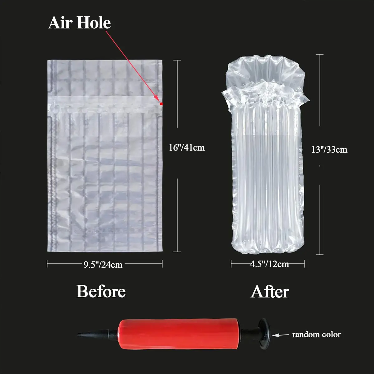 AKLVBL Wine Bottle Protector Bags 10 Pack Bubble Cushion Wrap | Protects Glass Bottles During Travel & Shipping - view 2