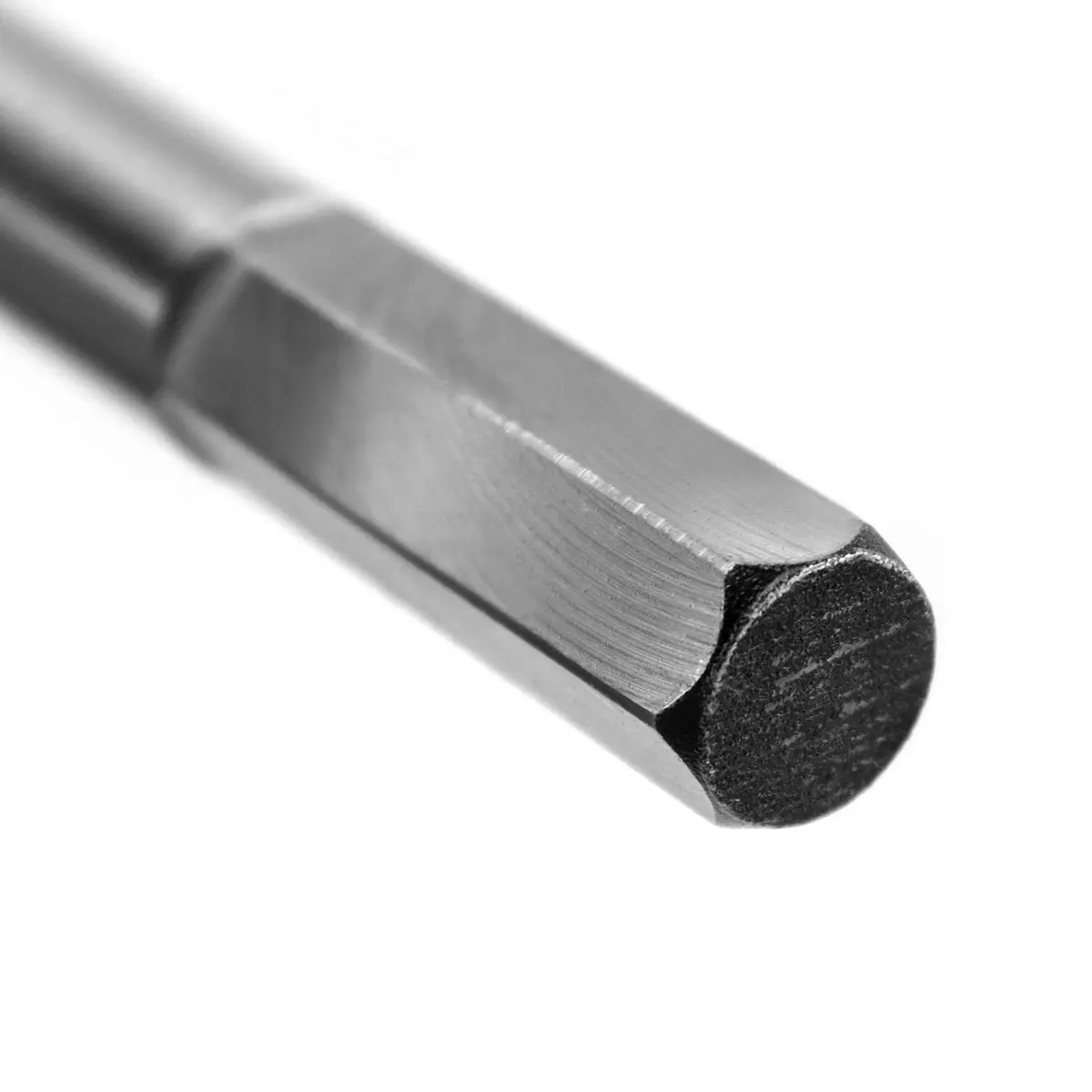 QWORK 12mm x 300mm Wood Auger Drill Bit | 12mm (0.5 inch) Diameter, 300mm (12 inch) Length, Hex Shank - view 4