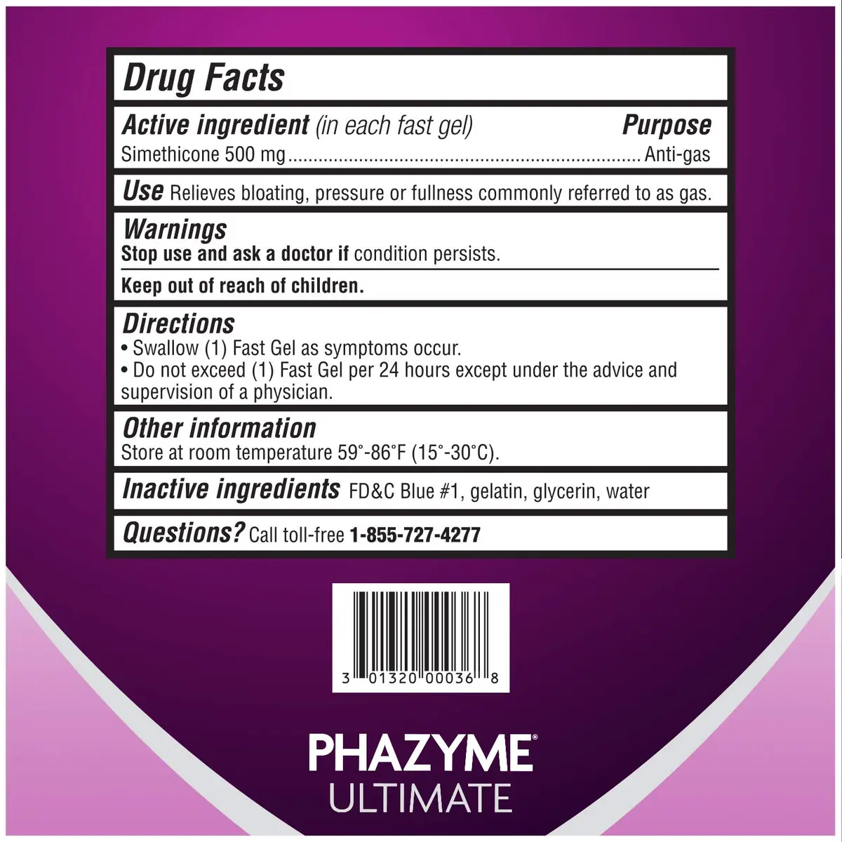 Phazyme 500 mg 20 Count | Fast Gas Relief for Adults in India - view 8