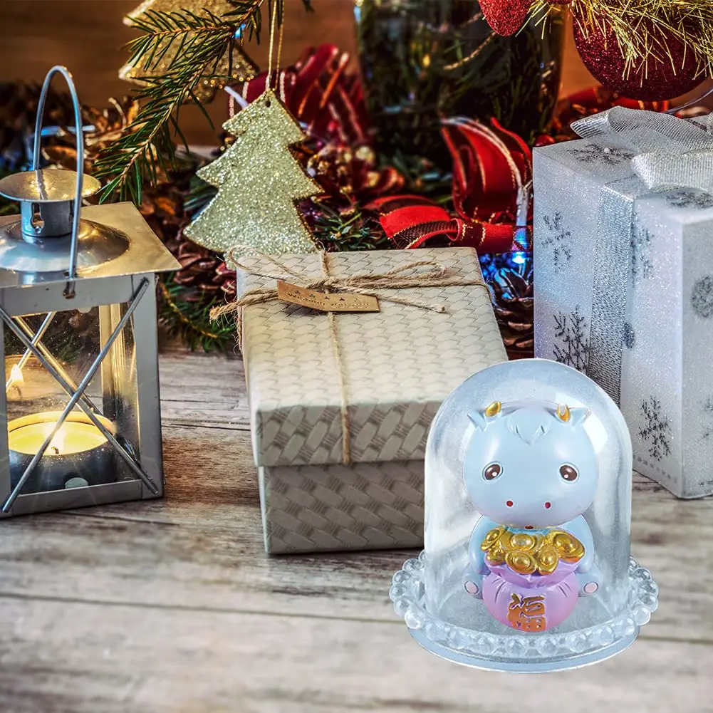 Wehous Cloche Bell Jar Display Dome Resin Mold with Base Dice Cup | Elegant Jewelry & Craft Showcase (120 chars) - view 7