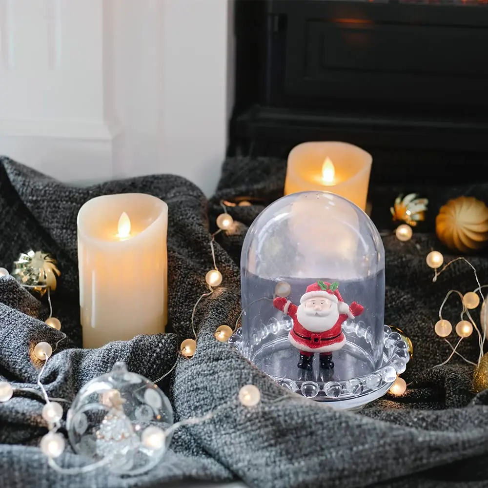 Wehous Cloche Bell Jar Display Dome Resin Mold with Base Dice Cup | Elegant Jewelry & Craft Showcase (120 chars) - view 2
