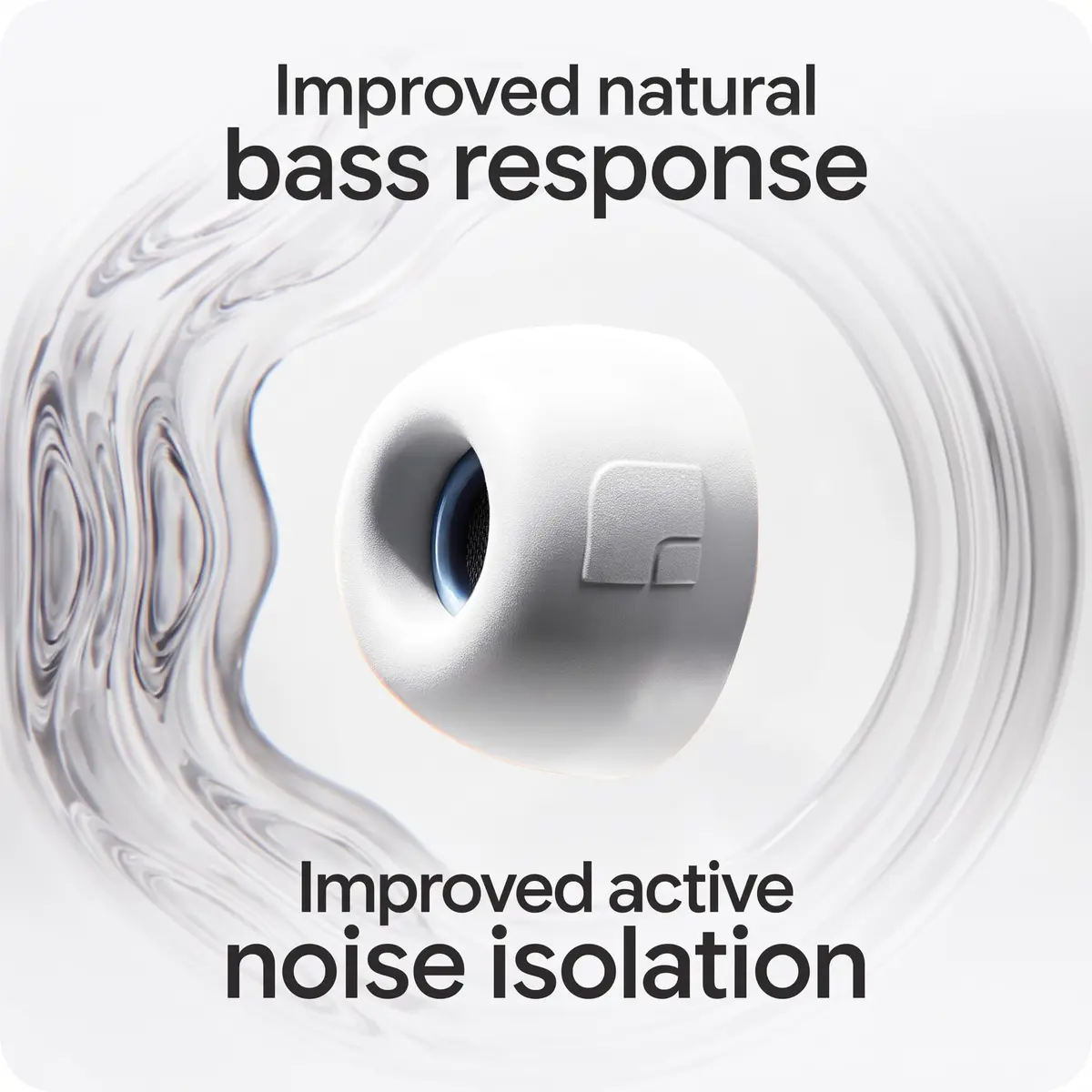 AutoLine Pro FoamMasters Memory Foam Ear Tips for AirPods Pro 1&2 White, S/M/L | Ergonomic Fit & Noise Isolation - view 6