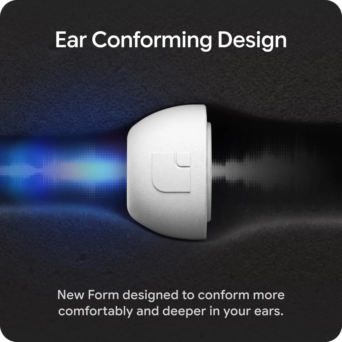 AutoLine Pro FoamMasters Memory Foam Ear Tips for AirPods Pro 1&2 White, S/M/L | Ergonomic Fit & Noise Isolation - view 4