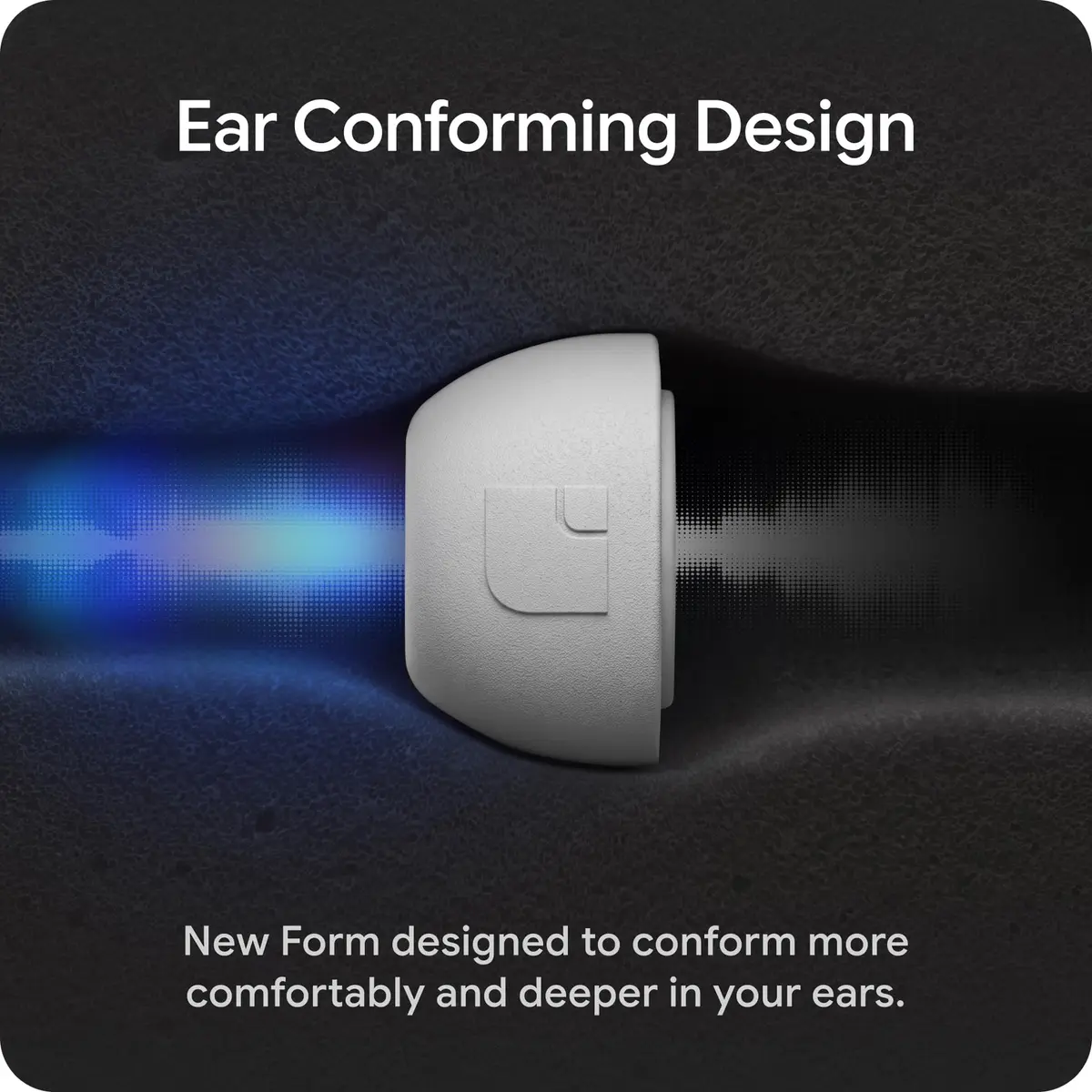 AutoLine Pro FoamMasters Premium Memory Foam Ear Tips for AirPods Pro 1&2 Gray, S/M/L | Ergonomic Fit & Noise Isolation - view 4