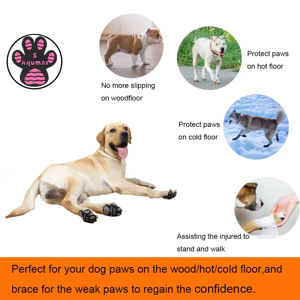 Aqumax Anti-Slip Pads for Dogs | Traction & Stability on Hardwood Floors (XXL-6.5cm x 6cm) - view 5