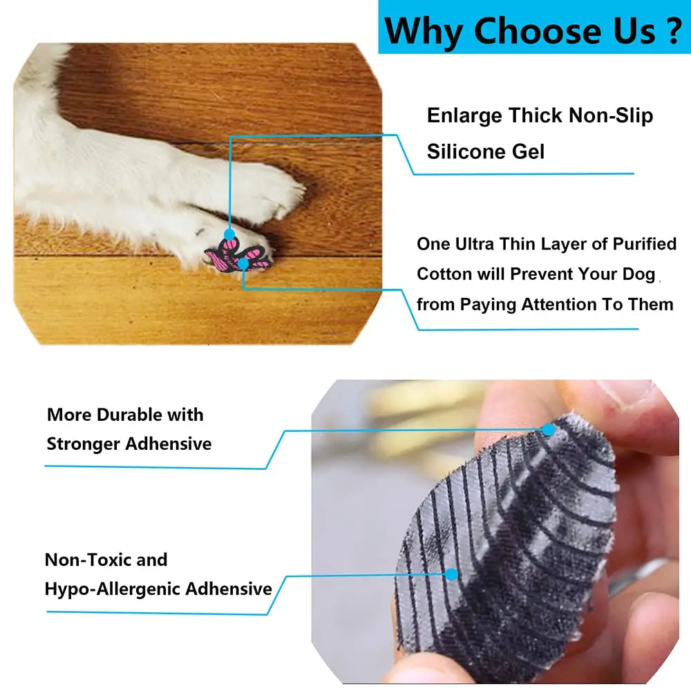 Aqumax Anti-Slip Pads for Dogs | Traction & Stability on Hardwood Floors (XXL-6.5cm x 6cm) - view 2
