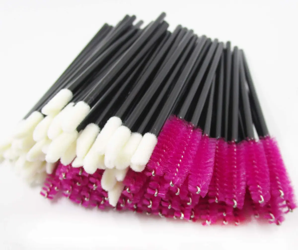 Lifextol Disposable Makeup Applicators 200 pcs | Soft Bristles for Eye & Lip Makeup (70-120 chars) - main product image
