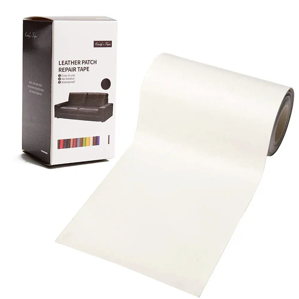 Cindy's Tape Leather Repair Patch Tape Cream White 3 x 60 inch | Self-Adhesive for Furniture & Car Seats - main product image